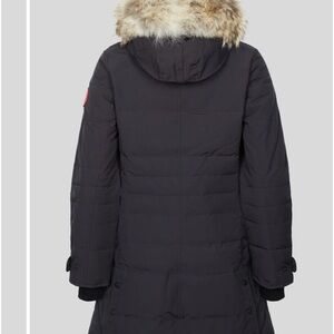 Canada Goose Black Parka with Fur Trim Hood